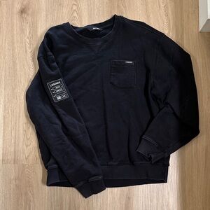 Legend Black Crewneck Men's Sweater